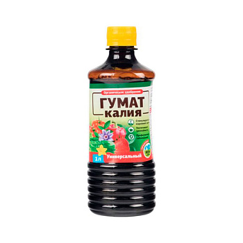 Удобрение 1,0л Гумат Калия Универсальный Концентрированный БИОМАСТЕР