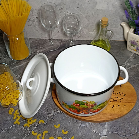 Кастрюля 4,5л 1с17с белосн. Сентябрь