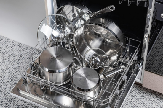 Кастрюля линии "Орион" 4,5 литра, диаметром 22 см, со стеклянной крышкой ORN-CA4522G 