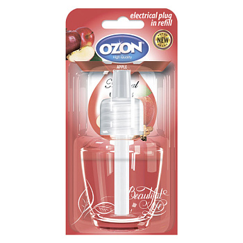 Освежитель воздуха, блок для розетки OZON PLUG IN 19мл Яблоко с корицей,,