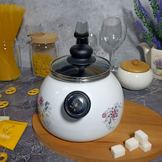 Чайник для плиты 2,0л 4с210я Весенний романс белоснежная