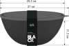 Салатник Sugar&Spice Black с крышкой 4,1 л SE400511621