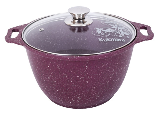 Кастрюля 4,0л со стекл. кр. АП "Тренд" (аметист) к41tsm