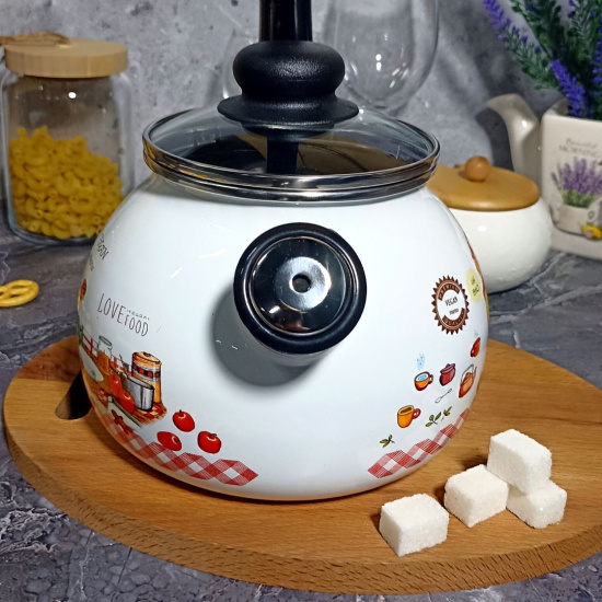 Чайник для плиты 2,0л 4с210я Хозяюшка белосн. 