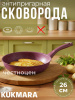 Сковорода 260мм с ручкой,антипригарное покрытие"Тренд" (аметист) 260tsm
