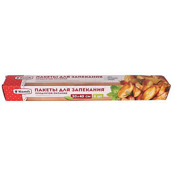 Пакеты для запекания 300*400мм 5шт в конверте  BSP113P Komfi  111 152