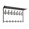 Вешалка с полкой 2-х ярусная "Торонто 32", hanger with shelf (Графит) ВСПТ32  ГР,,