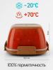 Контейнер для продуктов Sugar&Spice Wood герметичный 1л квадратный SE224310624