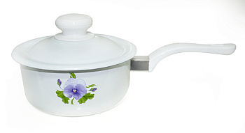 Кастрюля 0,6л С-1605П/4  "Анютины глазки"