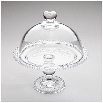 БЛЮДО "SWEETY" С КРЫШКОЙ НА НОЖКЕ 19,5Х20,5 СМ (691-112)