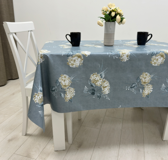 Клеенка Camelia 140 см арт. 609/2 Гортензии 14387