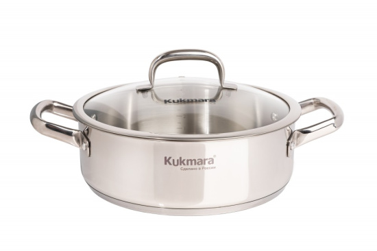 Сотейник линии "Леон" 3,9л, д,26см, со стекл. крышкой LN-STP3926G
