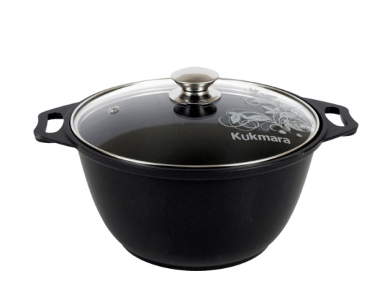 Кастрюля 3,0л со стеклянной крышкой, антипригарное покрытие к31а
