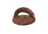 Ручка бакелитовая на крышку с софт-тач GK-16ST цвет дерево