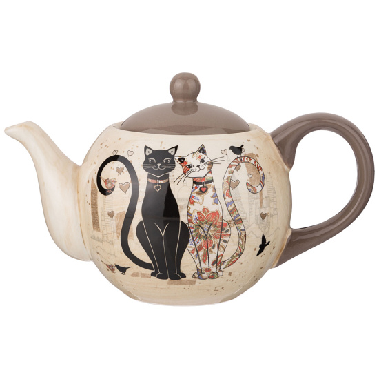 ЧАЙНИК AGNESS "ПАРИЖСКИЕ КОТЫ" 22,5*13,5*14,5 СМ 900 МЛ (КОР=16ШТ.) (358-1723)