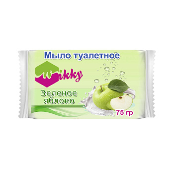 Мыло Wikky "Зелёное яблоко" 75гр
