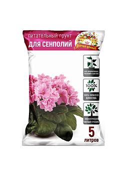 Грунт "ЦАРИЦА ЦВЕТОВ" для сенполий 5 л (420)