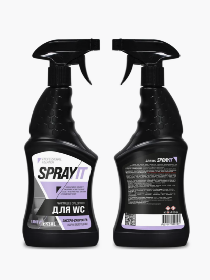 Средство чистящее для туалета 750мл WC SPRAYIT ЧС-298