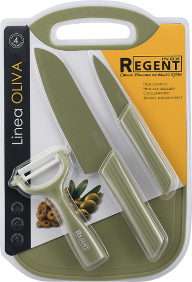 Набор ножей 4-пр. Linea Oliva 72-207