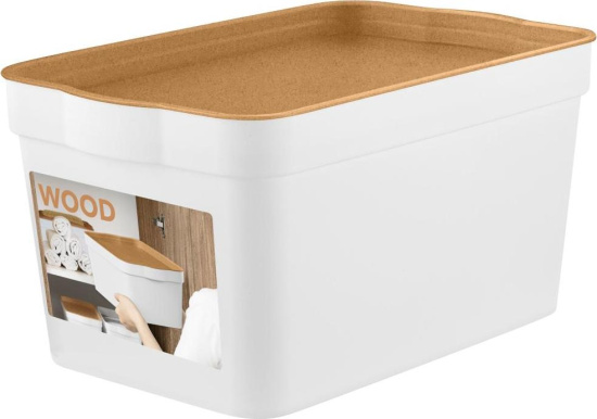 Ящик для хранения Keeplex Wood 2,3 л 21,1х14,1х11 см KL350111624