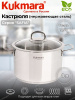 Кастрюля линии "Сафия" 8л. д.26см,со стекл.крышкой SF-CA8026G