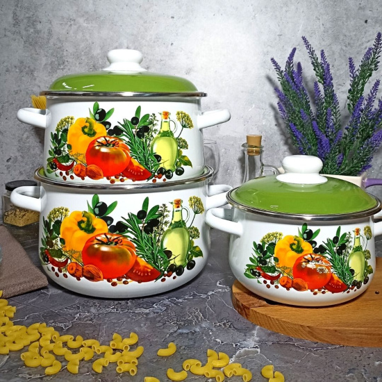 408 Набор №408 "Европейская кухня" белосн.