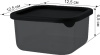 Контейнер для продуктов Sugar&Spice Black квадратный 0,8 л с гибкой крышкой SE168010621