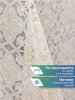 Клеенка столовая ПВХ "Элегия" 1,35х22 м - Орнамент 015-white\beige 