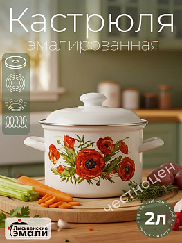Кастрюля 2,0 л (Июнь) (С-1610АП2/4Жм),,
