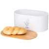НАБОР AGNESS "PROVENCE" 2В1 ХЛЕБНИЦА 34*19*15 СМ, БАНКА ДЛЯ СЫПУЧИХ 10*12,5 СМ 2 ШТ (790-374),,