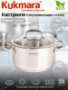 Кастрюля линии "Леон" 3л, д.20см, со стекл. крышкой LN-CA3020G