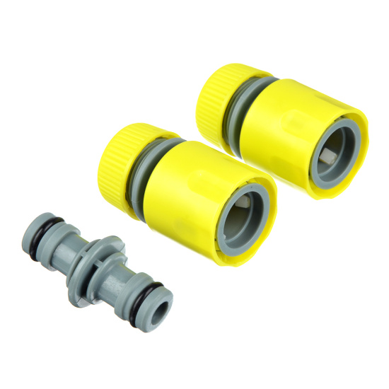 INBLOOM Набор для полива (1 коннектор d1/2" , 1 коннектор с аквастопом d1/2",  двойник) 160-017