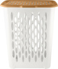 Корзина для белья Keeplex Wood с откидной крышкой 37л 42,2х29х51,5см KL180111624 
