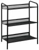 Подставка для обуви 3-х полочная "Женева 13"  (черный)