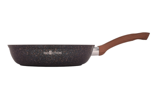 Сковорода 280мм с ручкой,антипригарное покрытие "Гранит ультра индукционная" (синий) сгги280а,,