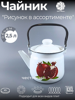 Чайник для плиты 2,5 л 01-2711/4,,