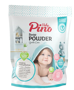 Порошок мыльный детский 800гр (автомат) Baby Pino (синяя упаковка),,