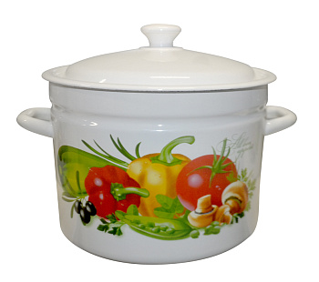 Кастрюля 9,0л цил. борт. 41804-212/6