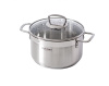 Кастрюля линии "Орион" 3,5 литра, диаметром 20 см, со стеклянной крышкой ORN-CA3520G