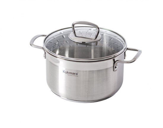 Кастрюля линии "Орион" 3,5 литра, диаметром 20 см, со стеклянной крышкой ORN-CA3520G