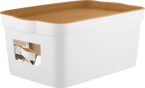 Ящик для хранения Keeplex Wood 7,5 л 32х21,1х14,1см KL350311624