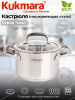 Кастрюля линии "Леон" 1,8л, д.16см, со стекл. крышкой LN-CA1816G