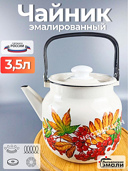 Чайник для плиты 3,5л "Рябина" С-2713П2/4Жм,,