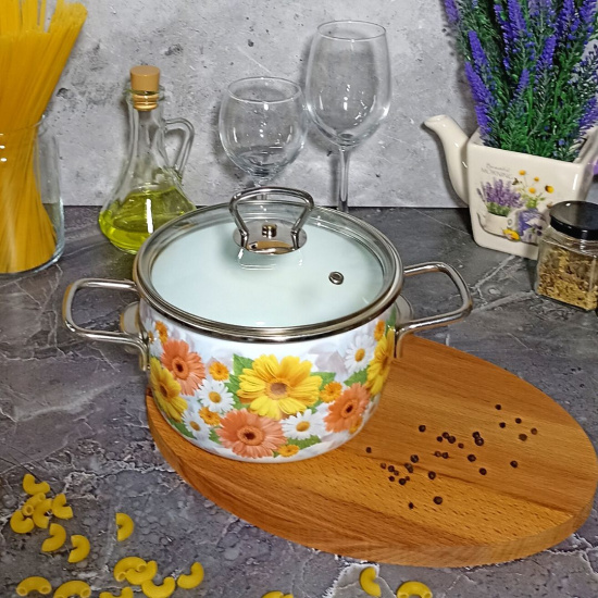 Кастрюля 2,0л сф. Фернанда/Фернанда 1SC165S белосн.
