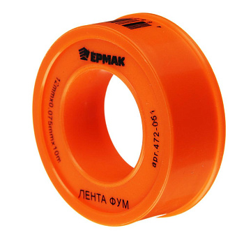 ЕРМАК Лента ФУМ 1/2 (12мм)*0,075мм*10м 472-051