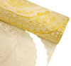 Салфетка ажурная Grace 30*45 овал 50шт в рулоне золото