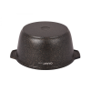 Кастрюля-жаровня 5л диаметром 28см со стекл. крышкой, АП линия "Гранит ультра" (оригинальный) жго52а