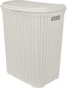 Корзина для белья Plast Team Melange 65л 463х406х507 мм молочный туман PT408011048,,