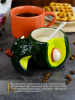 Ёмкость для сыпучих продуктов с ложкой Repast Rich harvest Авокадо 10.8*10.8*13 см 61457