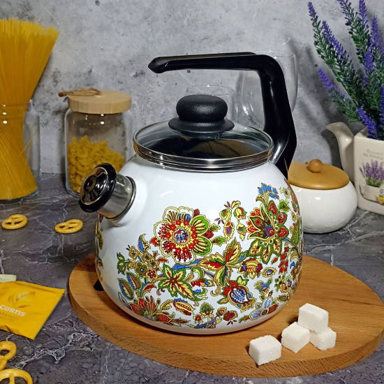 Чайник для плиты 3,0л 1Rc12 Империя белосн. со св.  